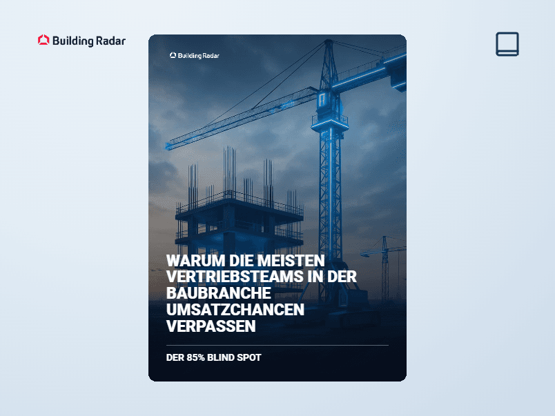 Cover: Der 85% Blind Spot – Building Radar Report