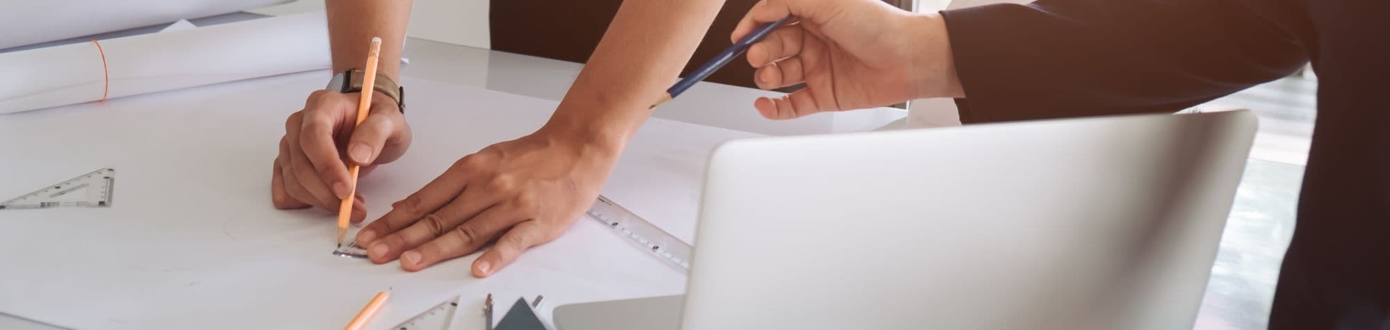 What is the relationship between an architect and interior designer?